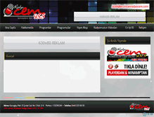 Tablet Screenshot of erzincanradyocem.com